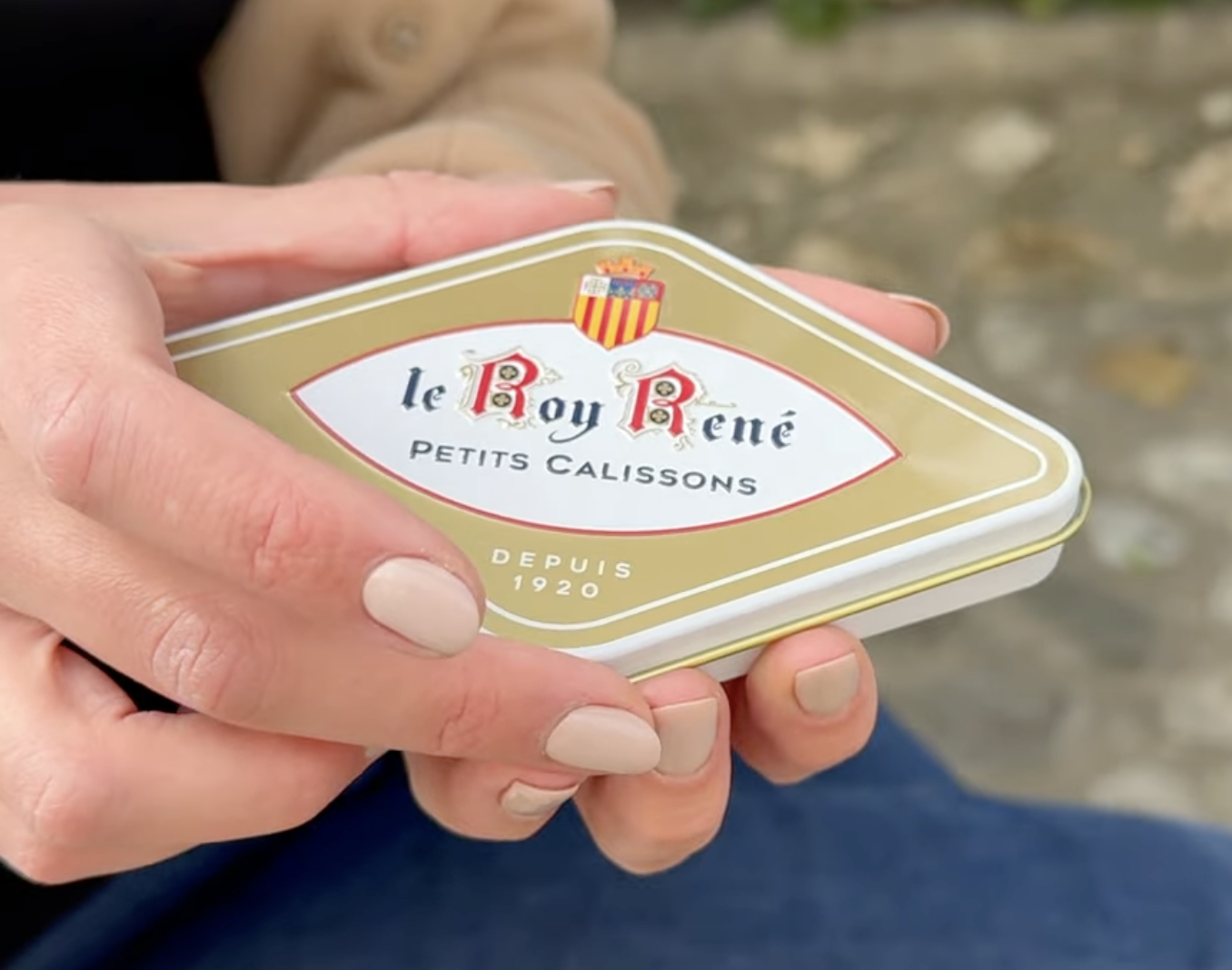 Box of calissons from Le Roy René