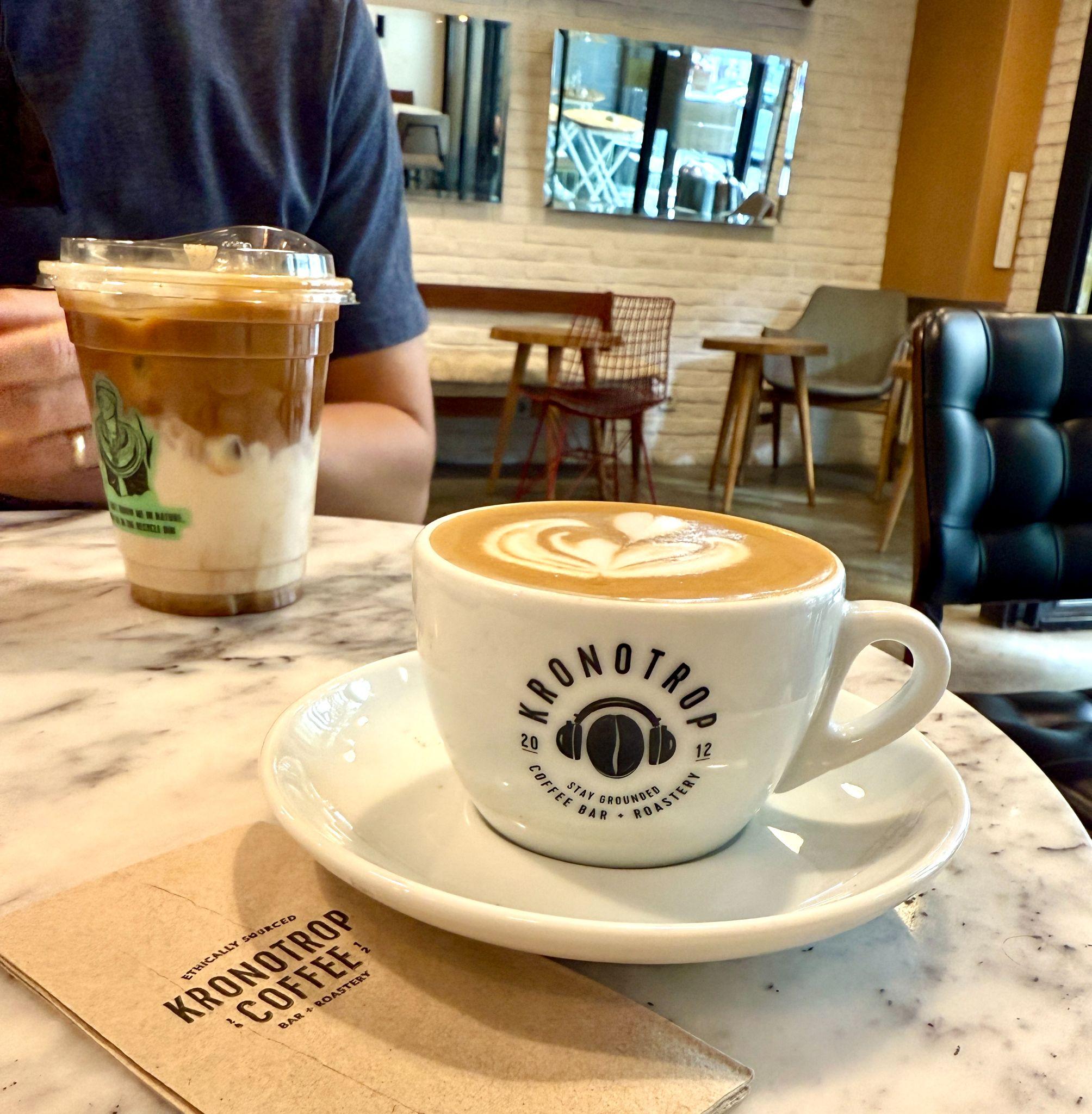 coffee at Kronotrop, Nisantasi, Istanbul, Türkiye