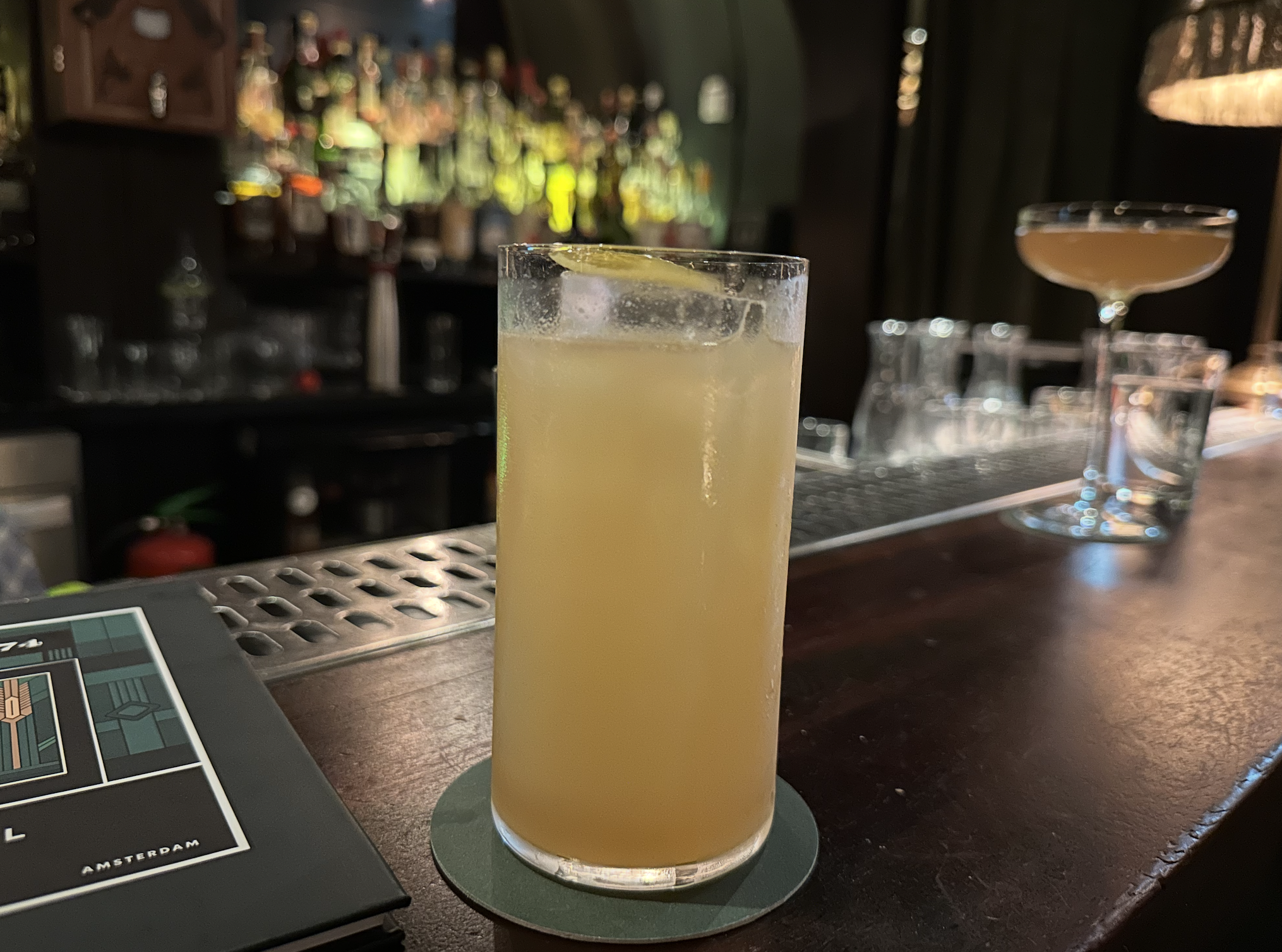 Cocktail at Door 74, Amsterdam, Netherlands