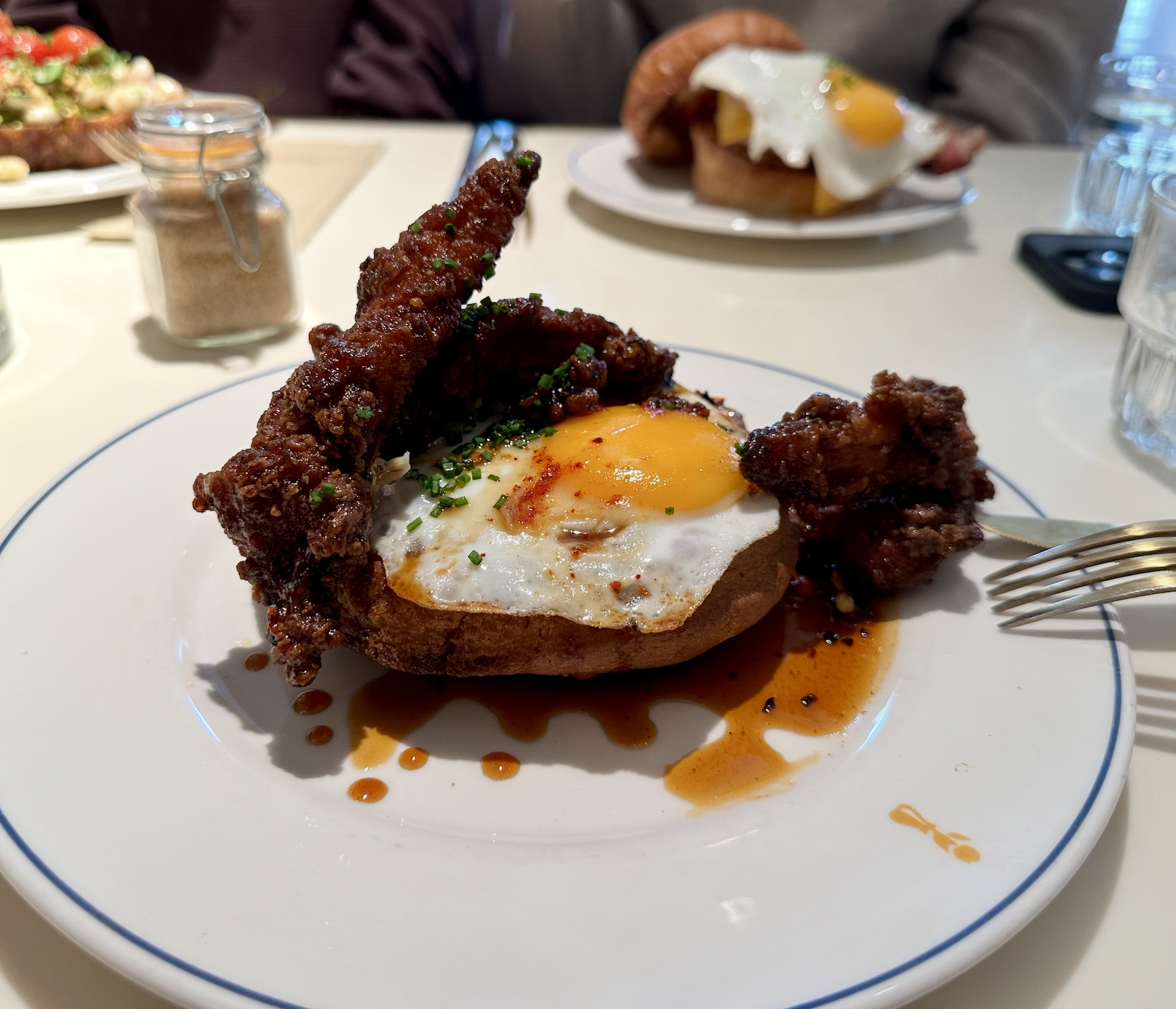 brunch at Box Sociaal, Amsterdam, Netherlands