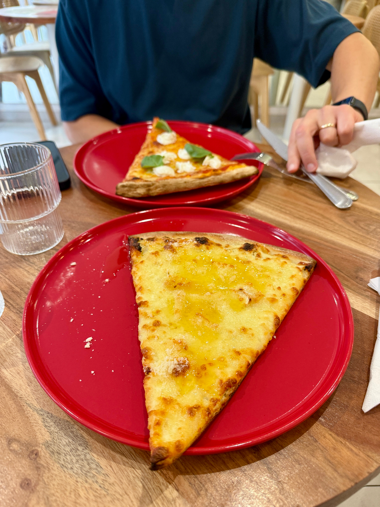Pizza at Roly's Coffee and Slice, Nice, France