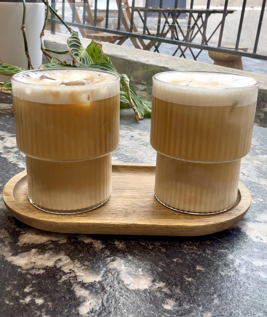 coffee from Amamo Cafe, Cannes, France