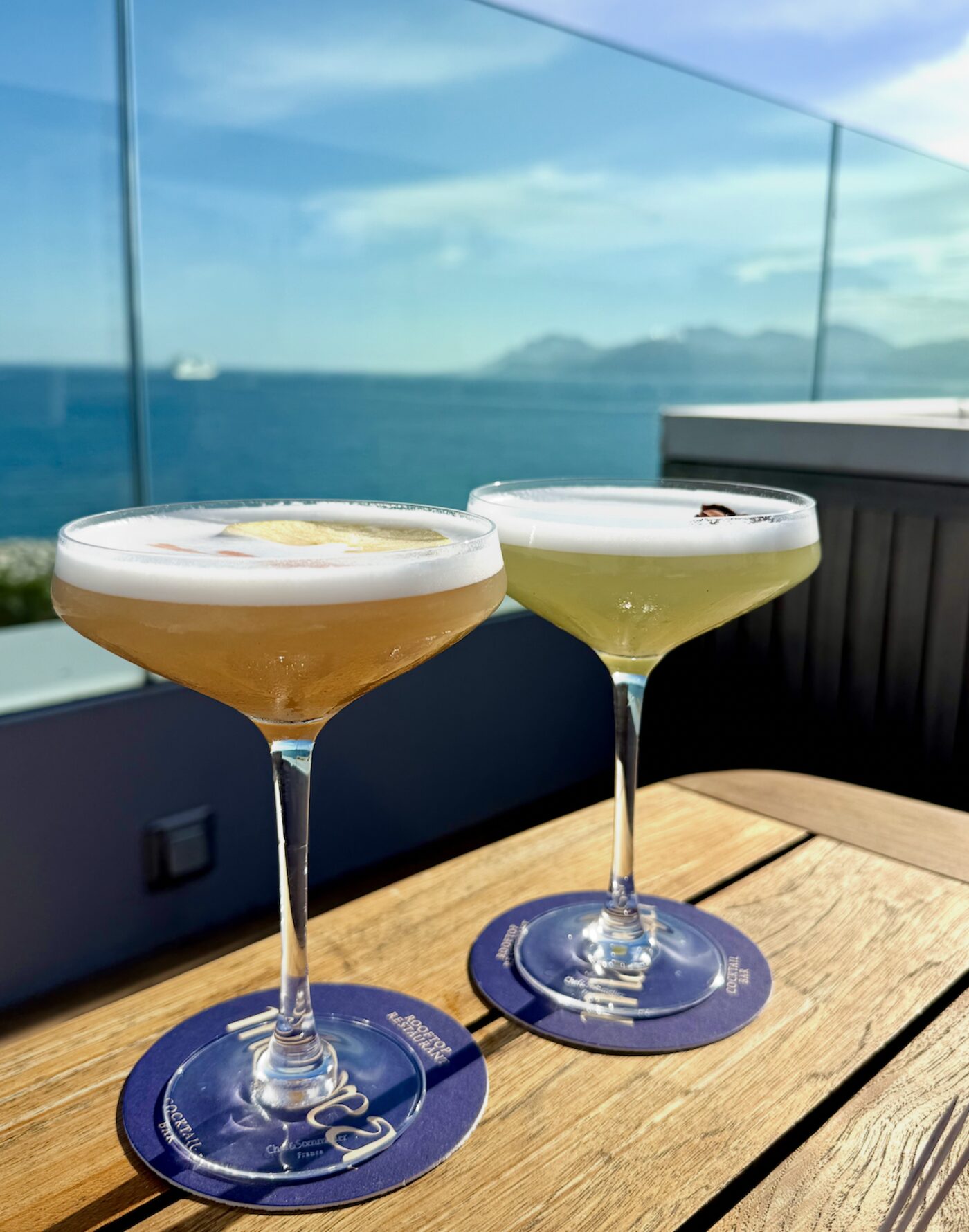 cocktails at Marea, Cannes, France
