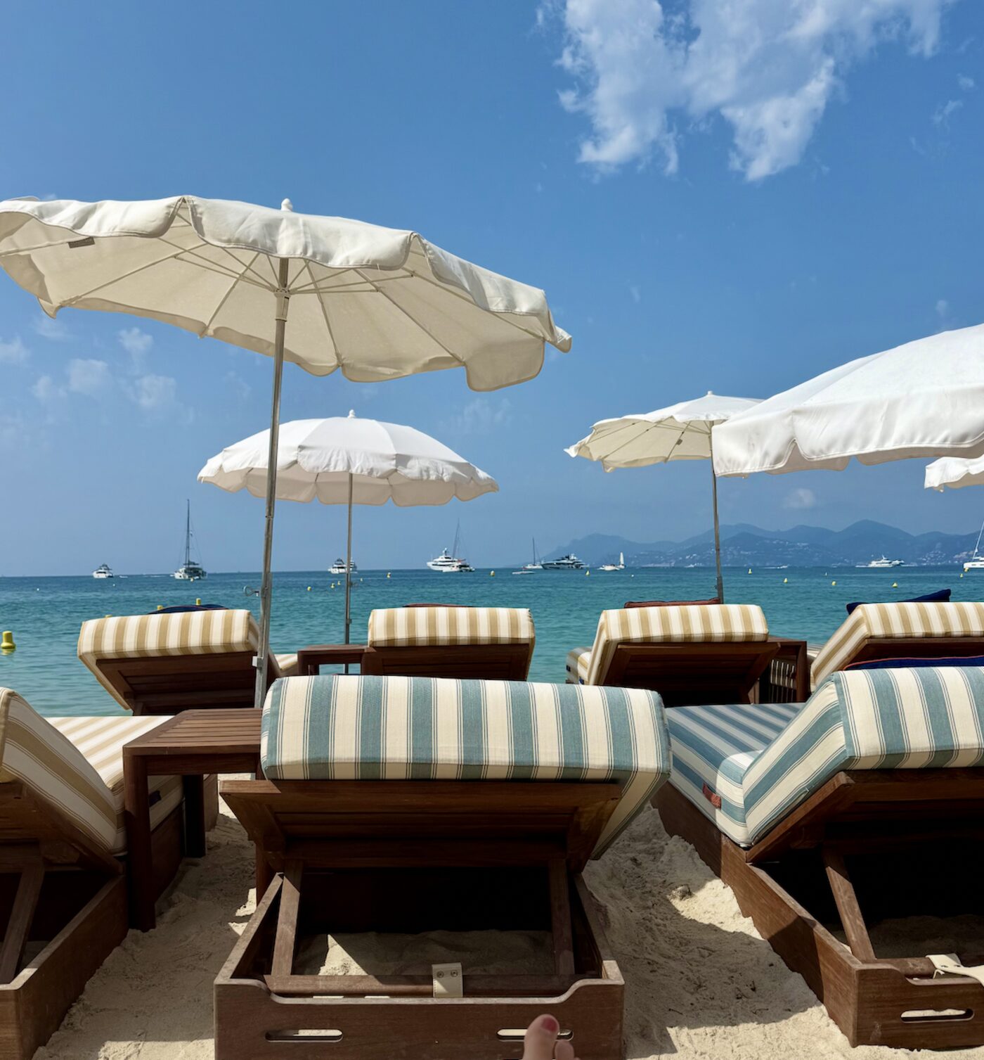 Plage du Martinez, Cannes, France