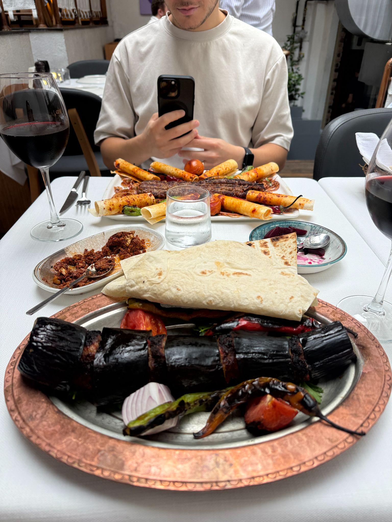 Kebab at Kolcuoğlu, Nişantaşı, Istanbul