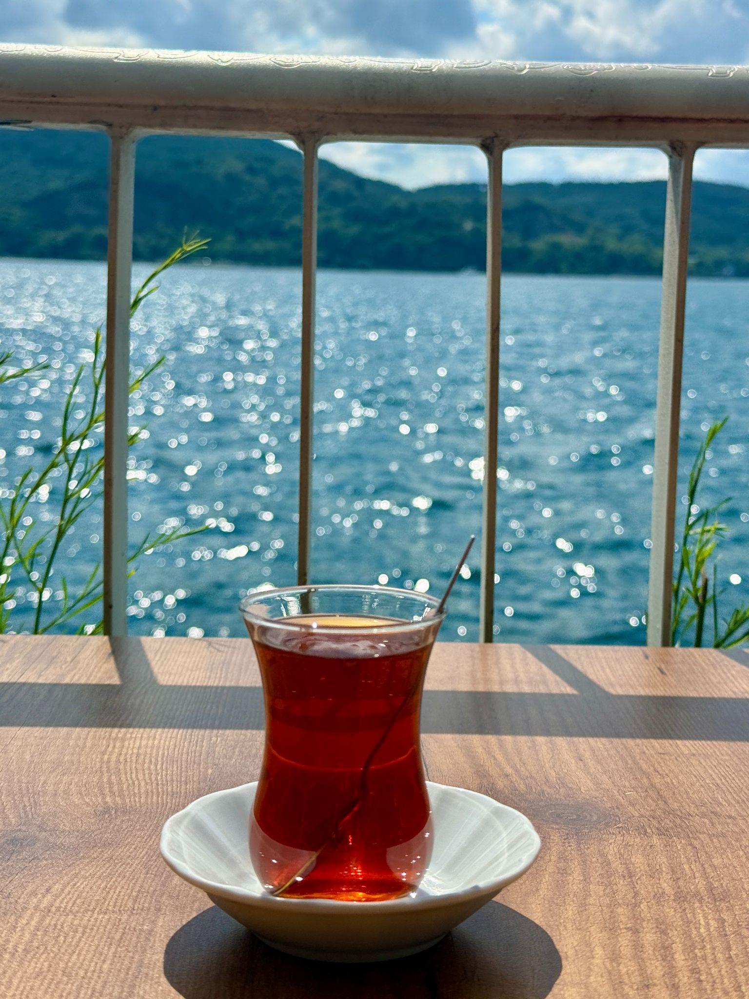 cup of tea in Sarıyer, Istanbul