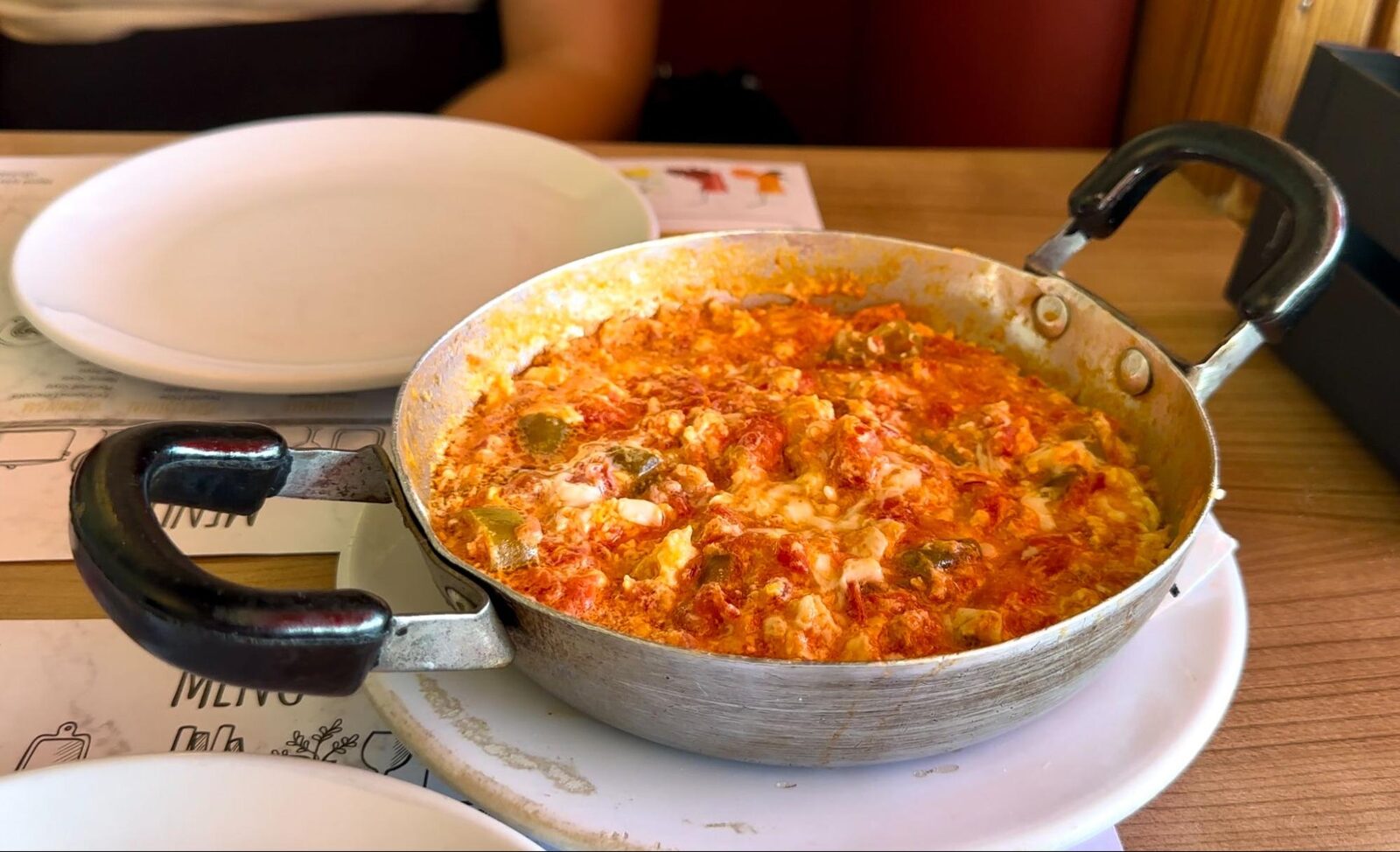 Menemen at Kale Cafe, Istanbul