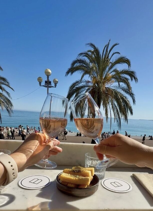 Wine with a view at Babel Babel, Nice, France